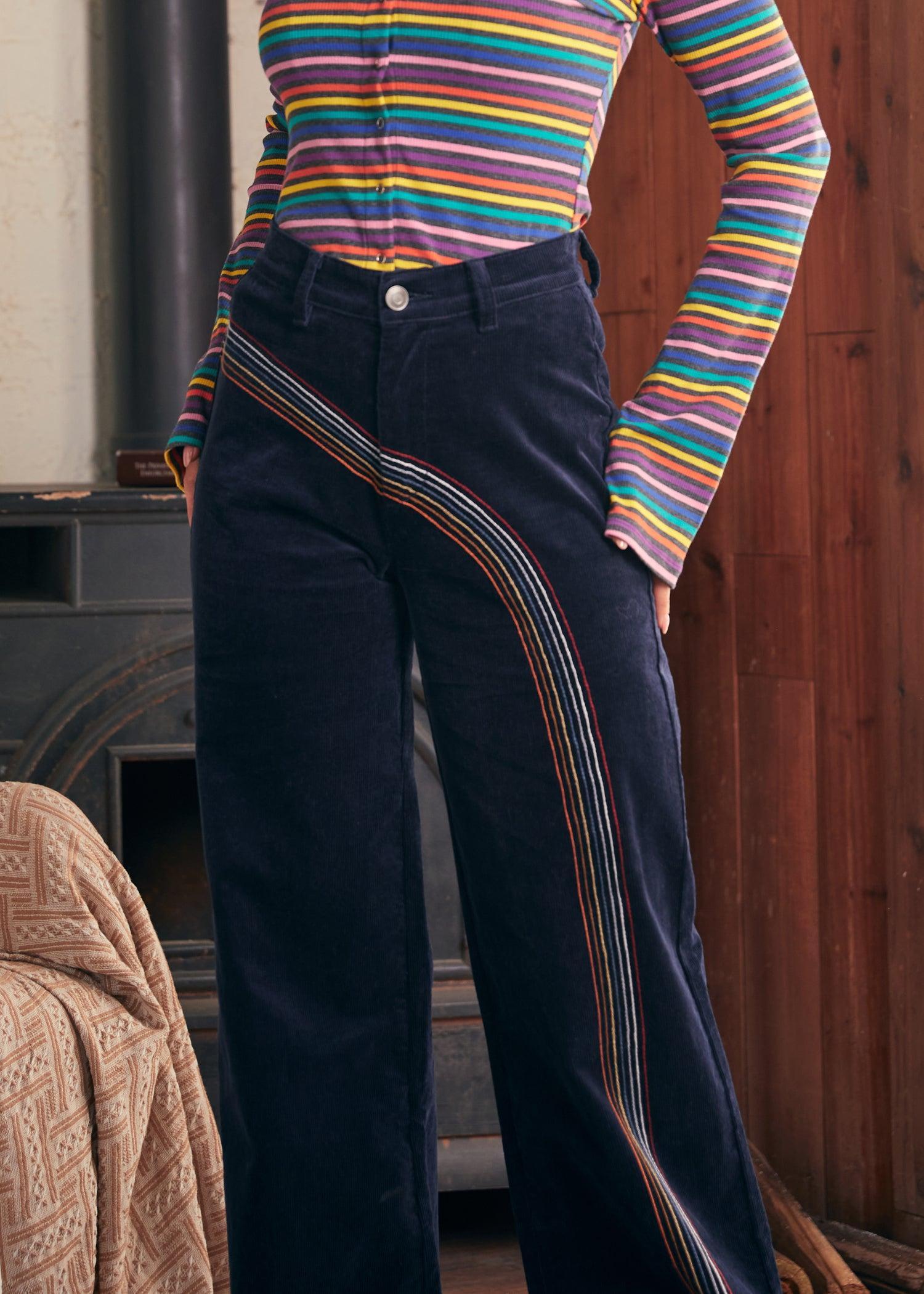 Rainbow With Me Corduroy Pants Product Image