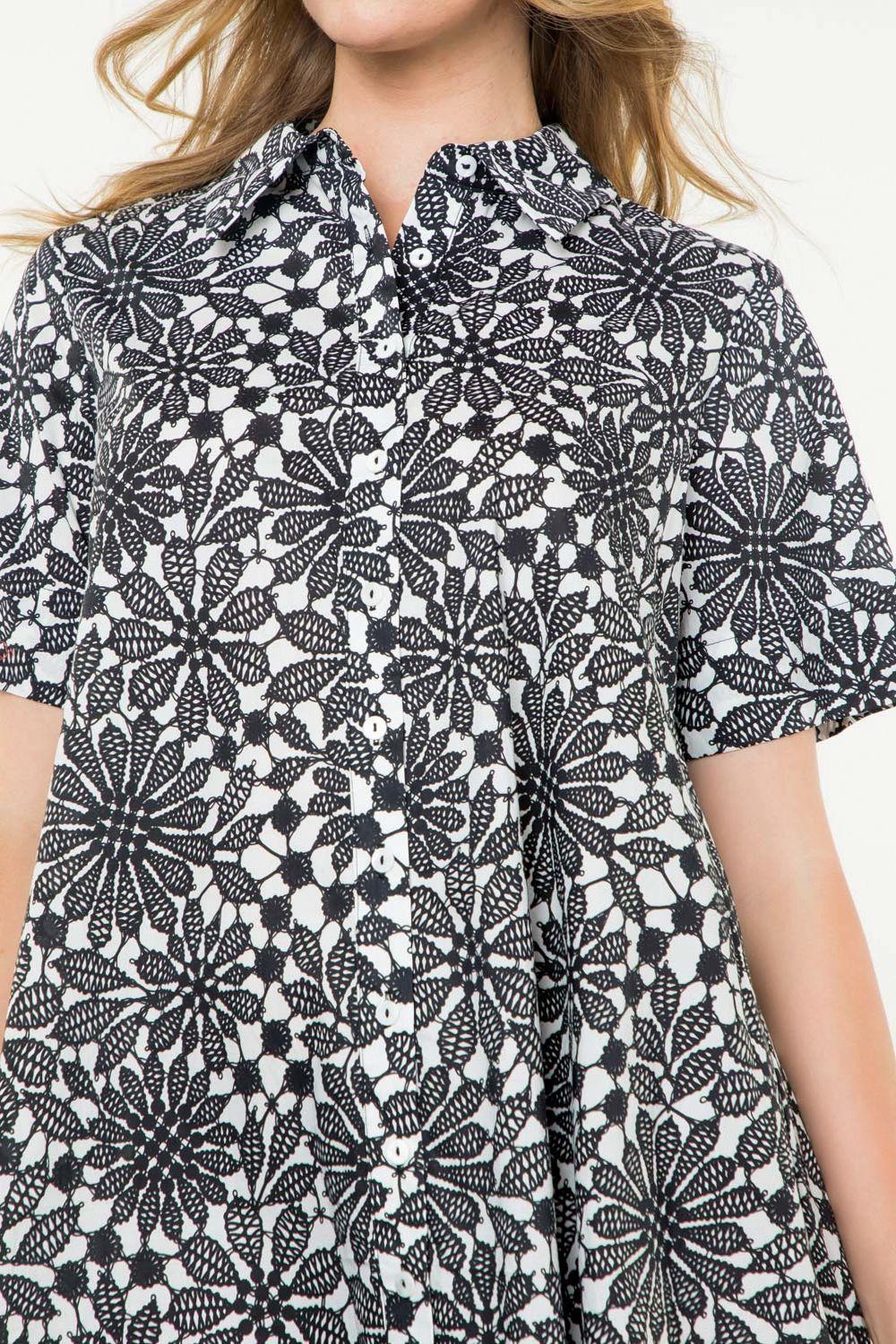 Stella Flower Print Short Sleeve Dress Product Image