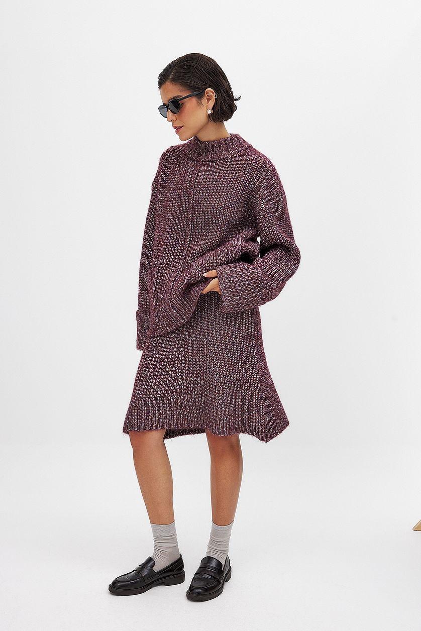 Knitted Midi Skirt Product Image