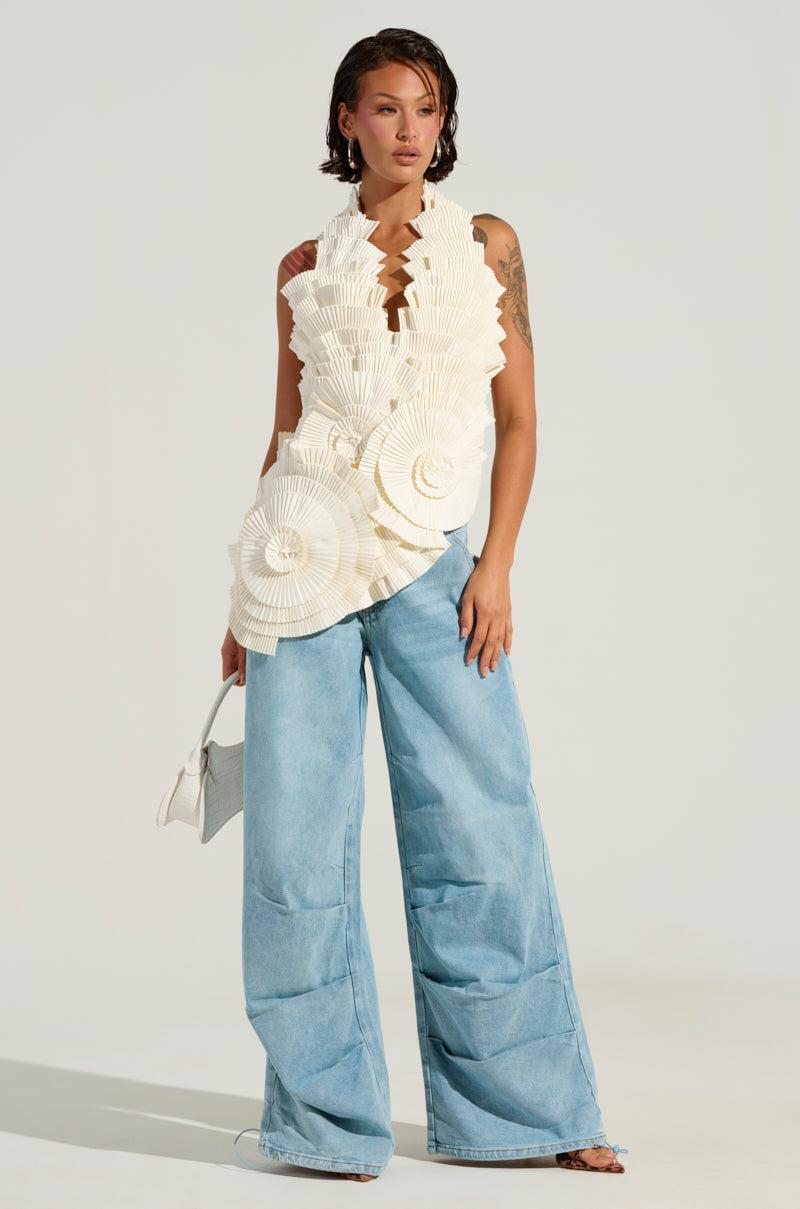 LUCKY LUCKY WIDE LEG DENIM PANT Product Image