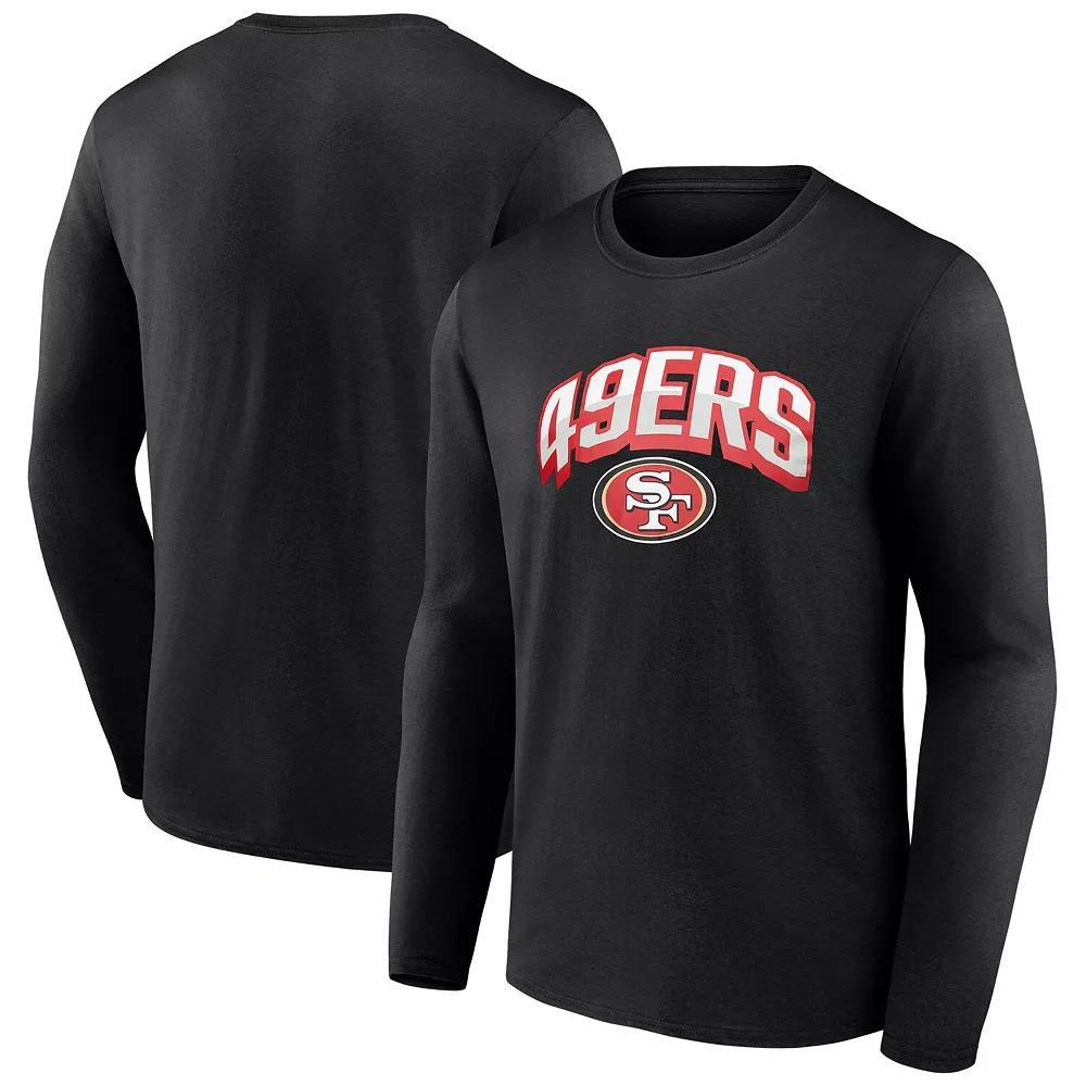 Men's Fanatics  Black San Francisco 49ers Long Sleeve T-Shirt, Size: 5XL Product Image