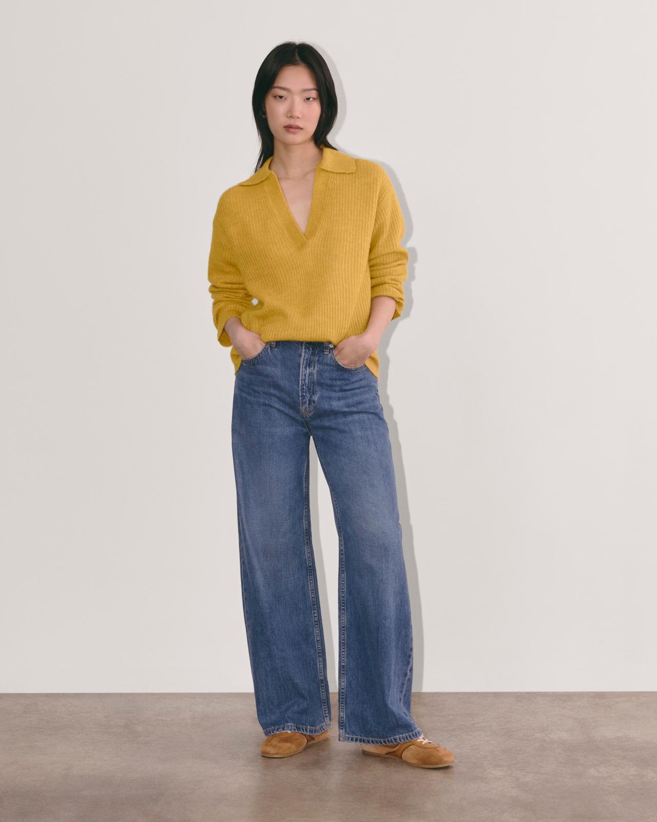 The Oversized Polo in Alpaca Product Image