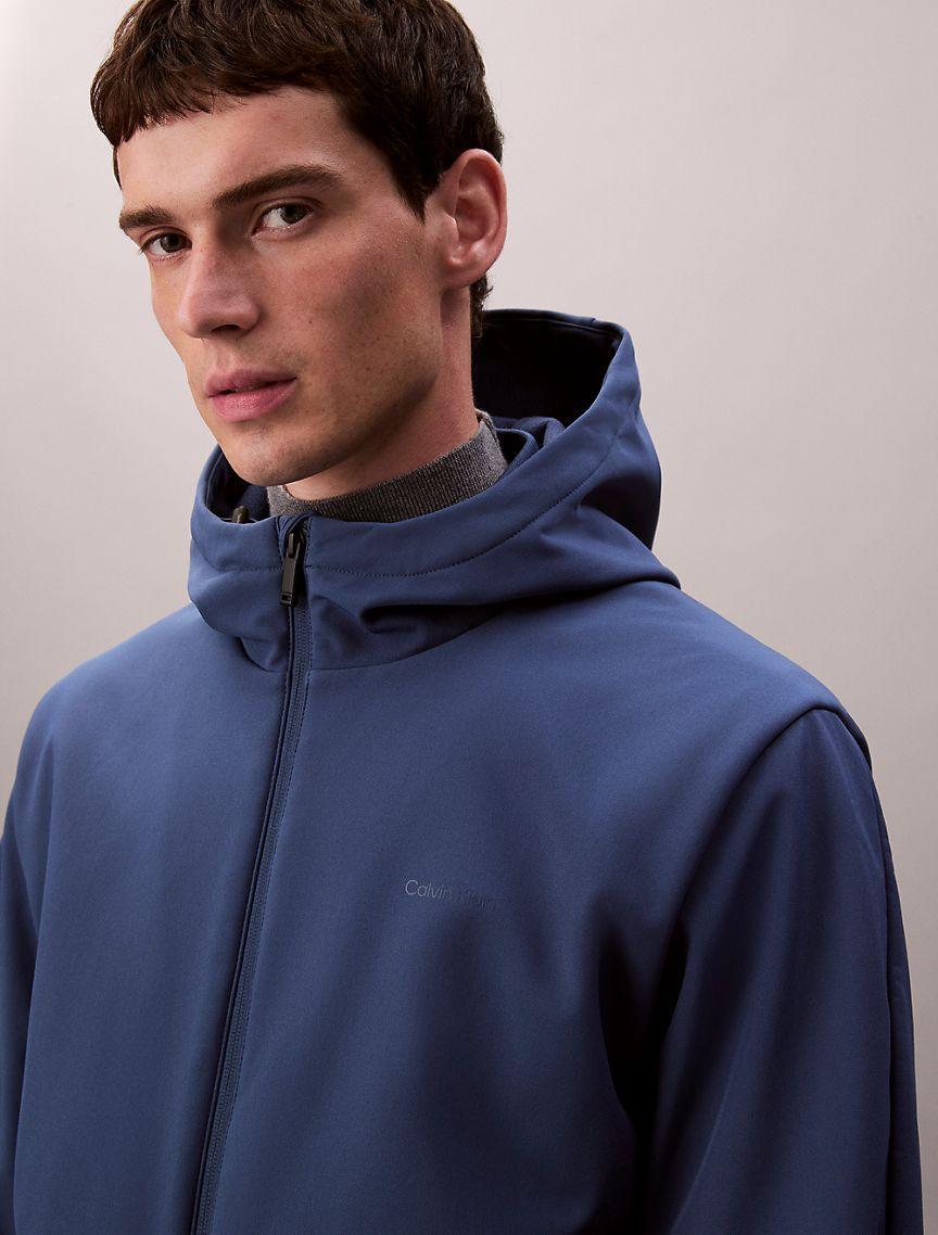 Hooded Softshell Zip Jacket Product Image