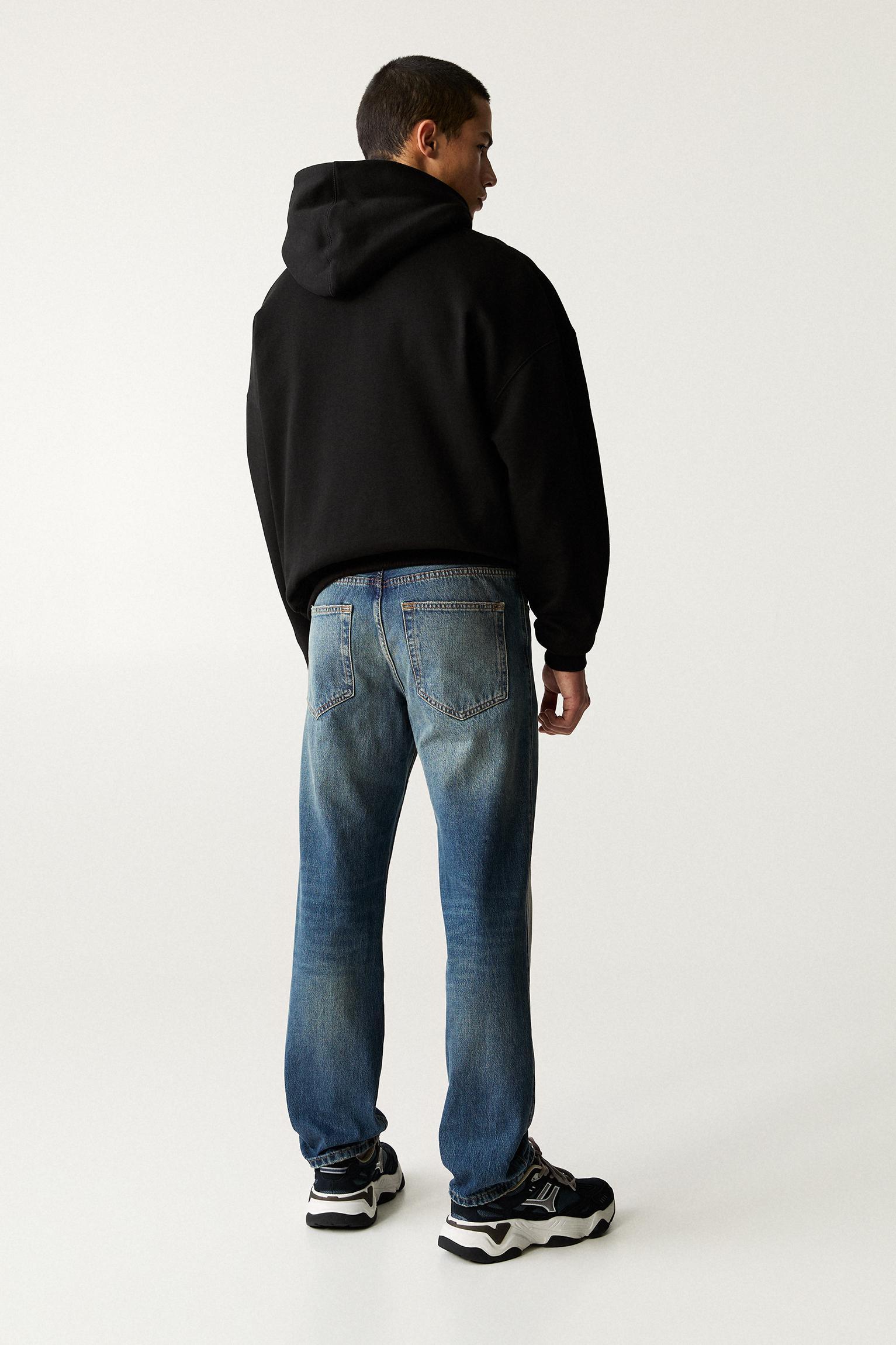 Straight fit vintage jeans Product Image