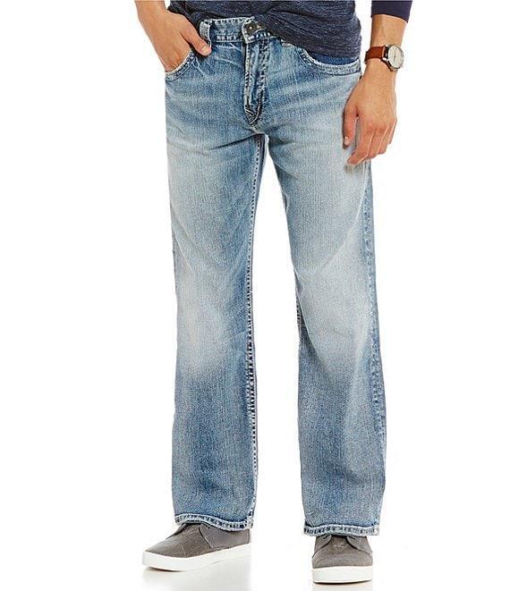 Silver Jeans Co. Gordie Relaxed Fit Light Wash Jeans Product Image