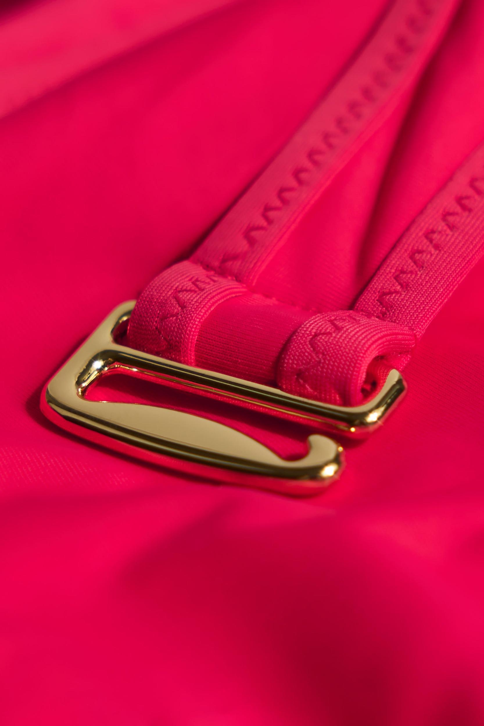 Metallic Layered Swimsuit in Fuchsia Product Image