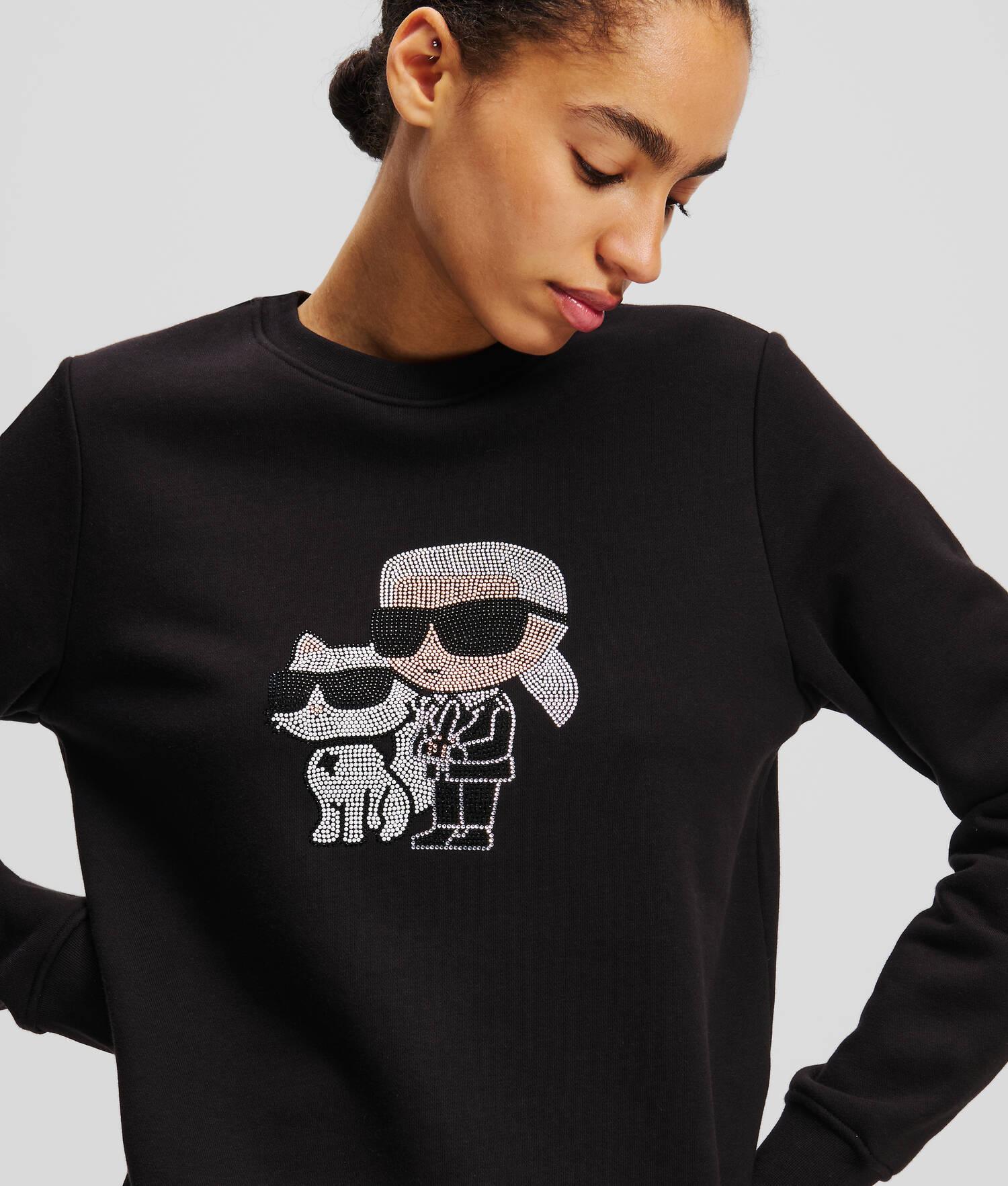 RHINESTONE IKON KARL & CHOUPETTE SWEATSHIRT Product Image