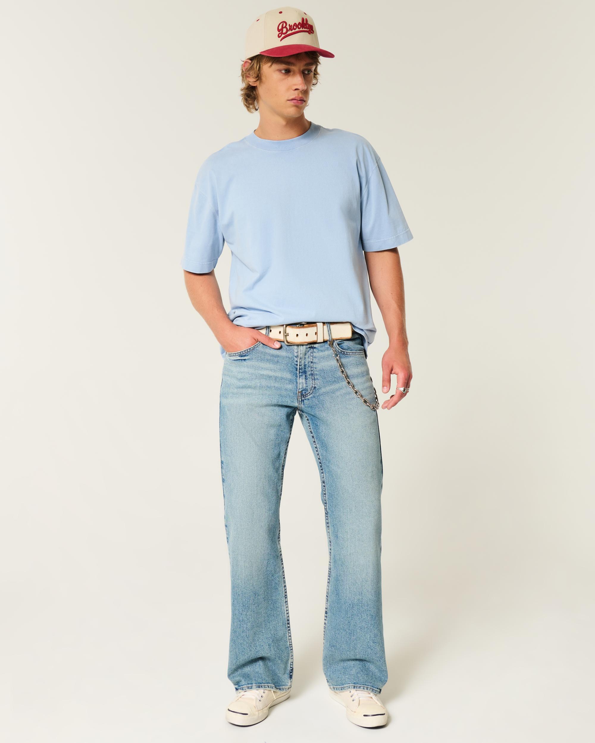 Boxy Heavyweight Camo Crew T-Shirt Product Image