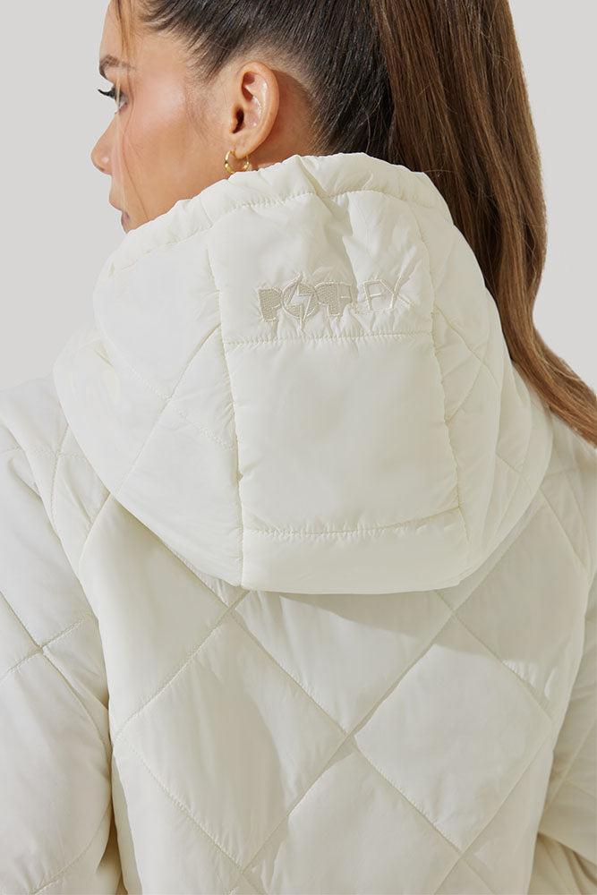 Pillow Packable Puffer Jacket - Coconut Cream Product Image