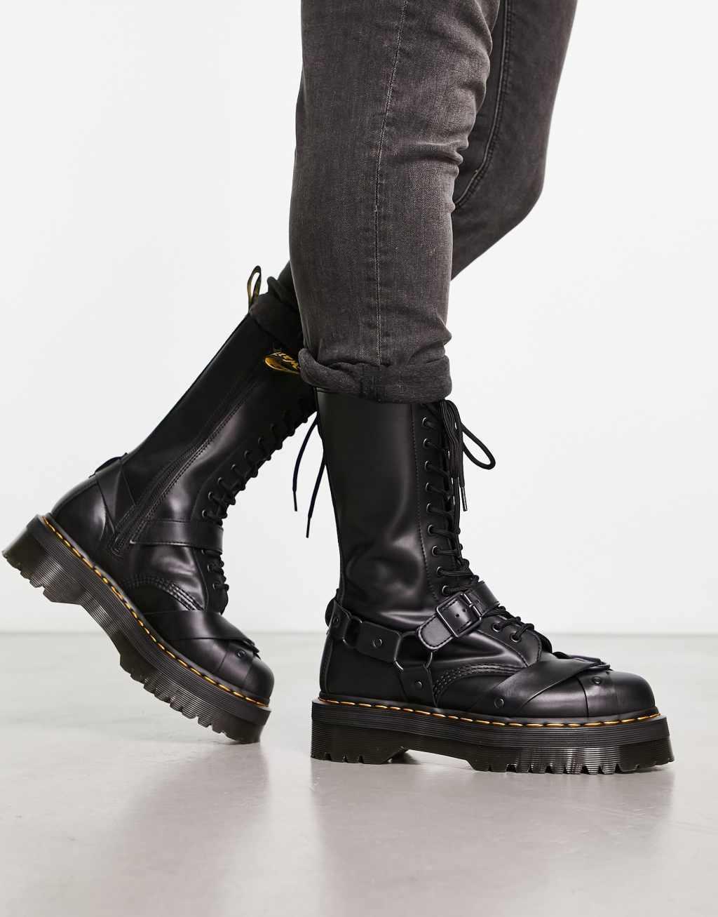 Dr Martens 1914 quad harness leather boots Product Image