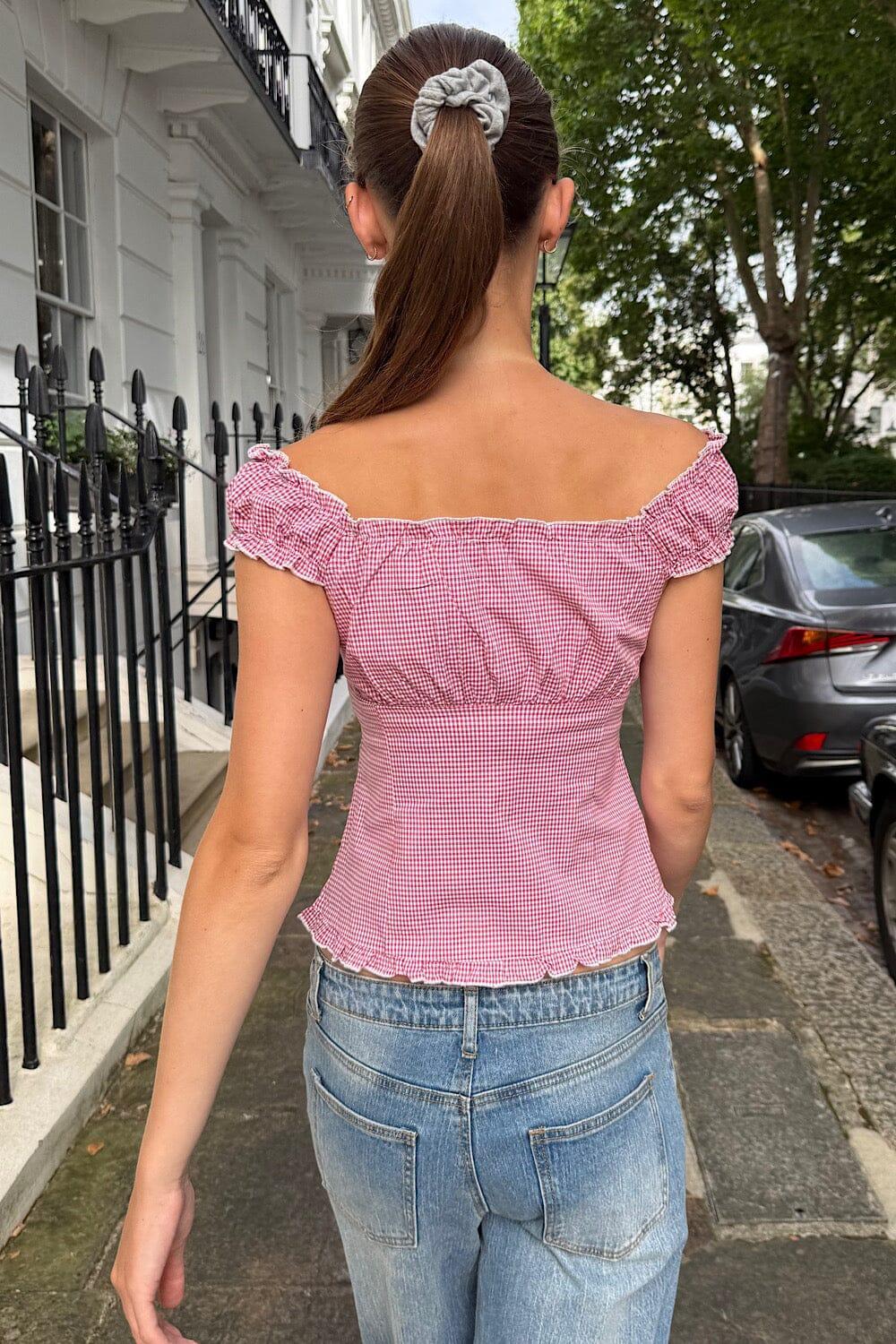 Elena Gingham Top Product Image