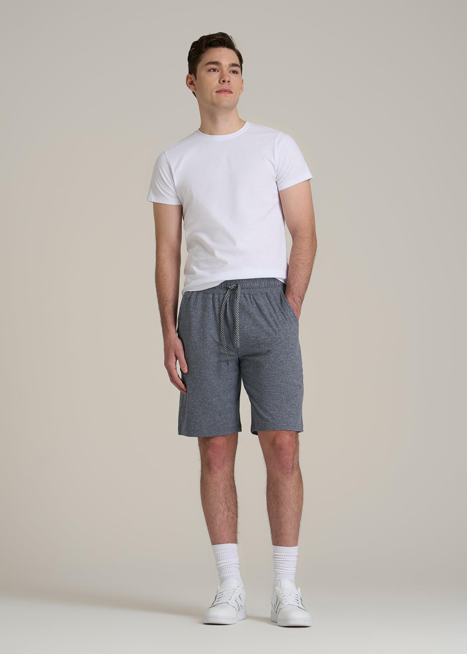 Weekender Stretch Lounge Shorts for Tall Men in Navy Mix Male Product Image