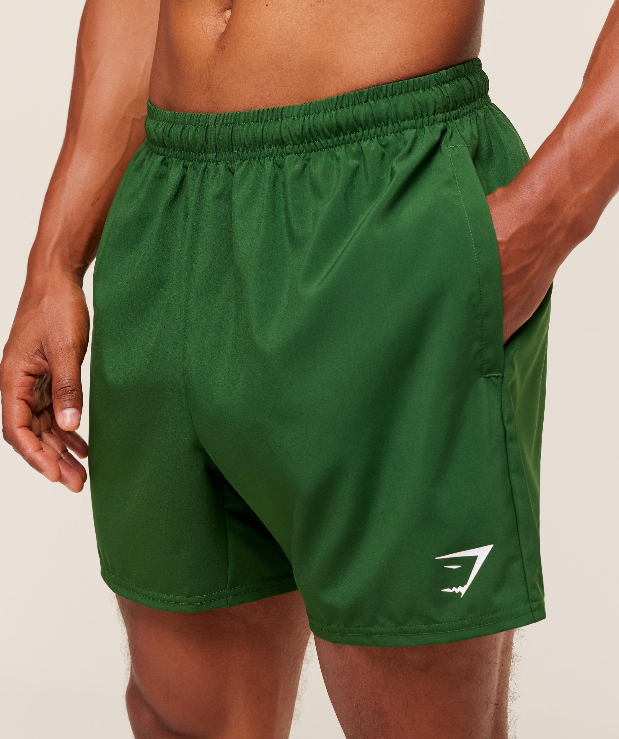 Gymshark Arrival 5" Shorts - Athletic Green Male Product Image