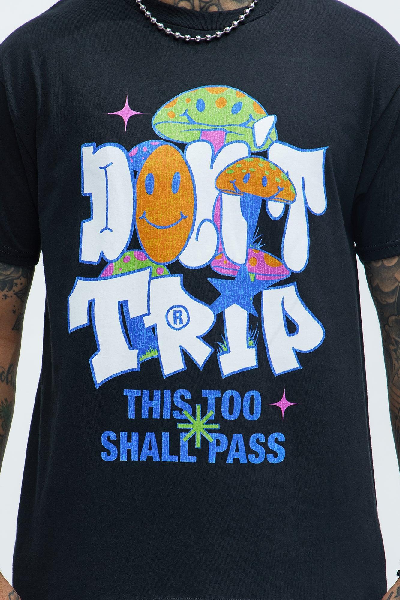 Don't Trip Short Sleeve Tee - Black Product Image