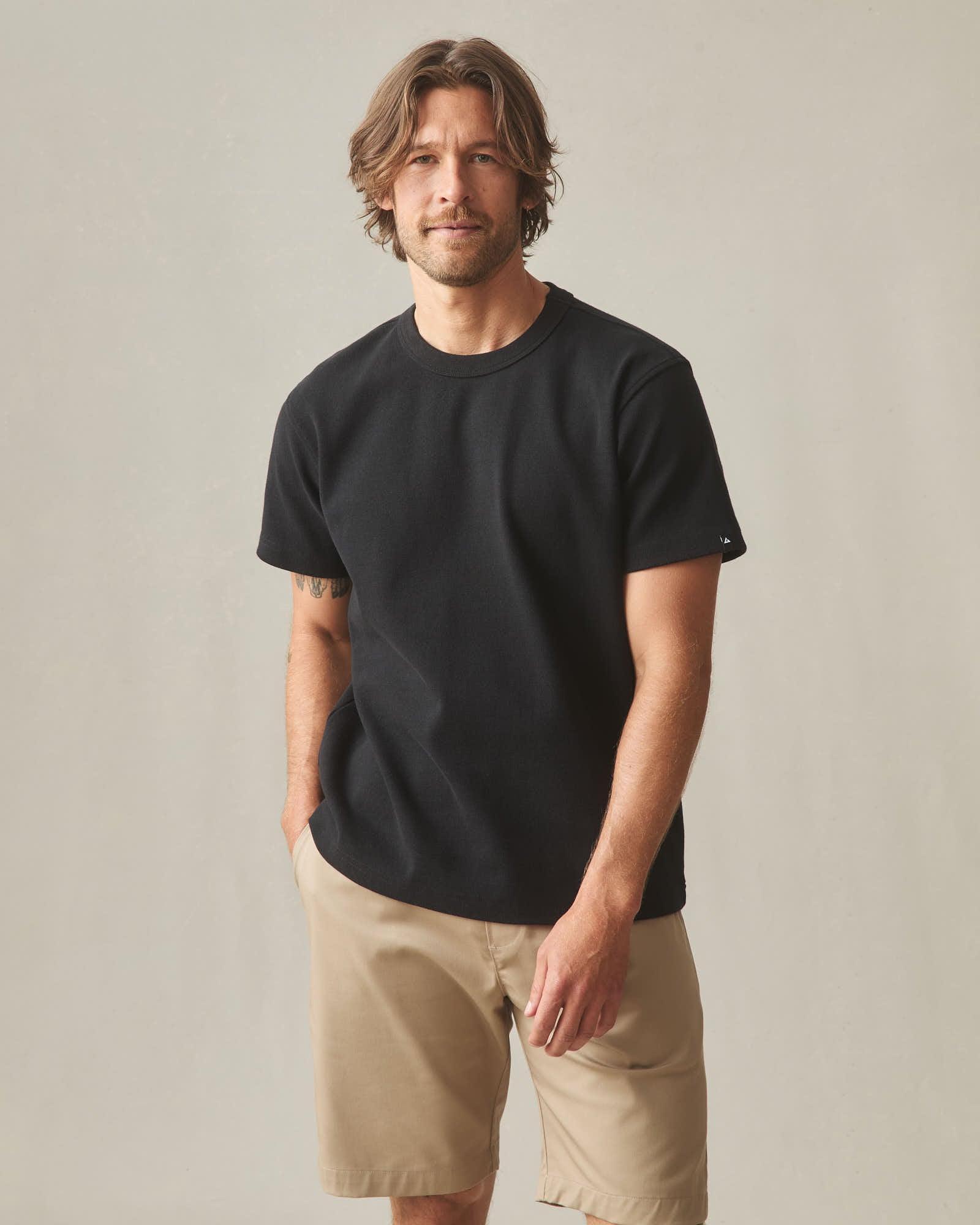 Men's Rib Tee - Black Product Image