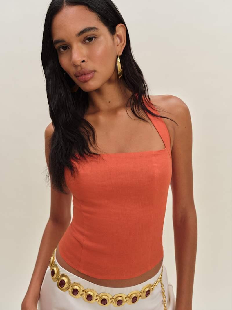 Malika Linen Top Product Image