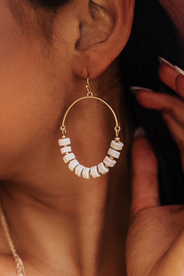 Coastal Caravan Earrings In Ivory Product Image