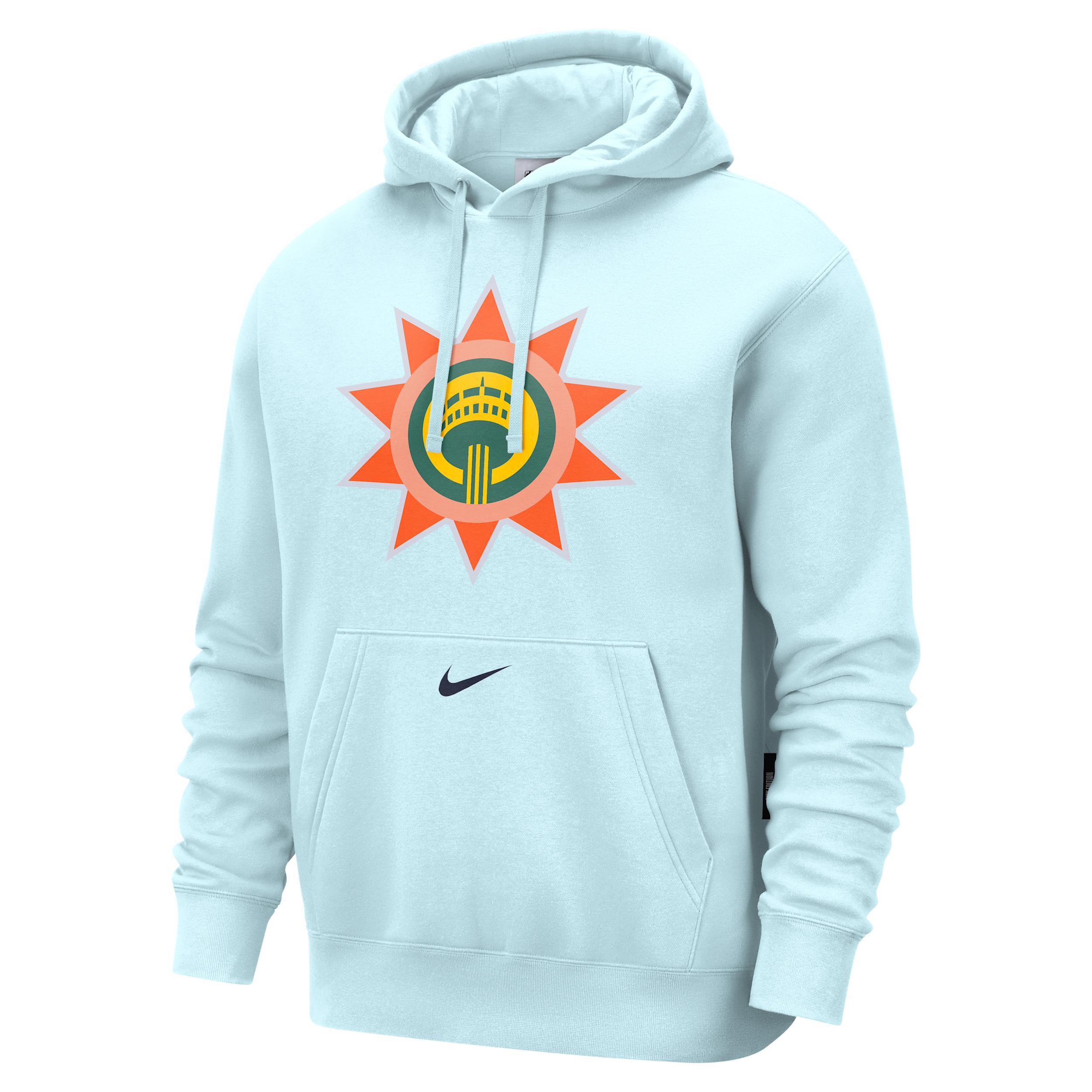 San Antonio Spurs Club City Edition Men's Nike NBA Fleece Pullover Hoodie Product Image