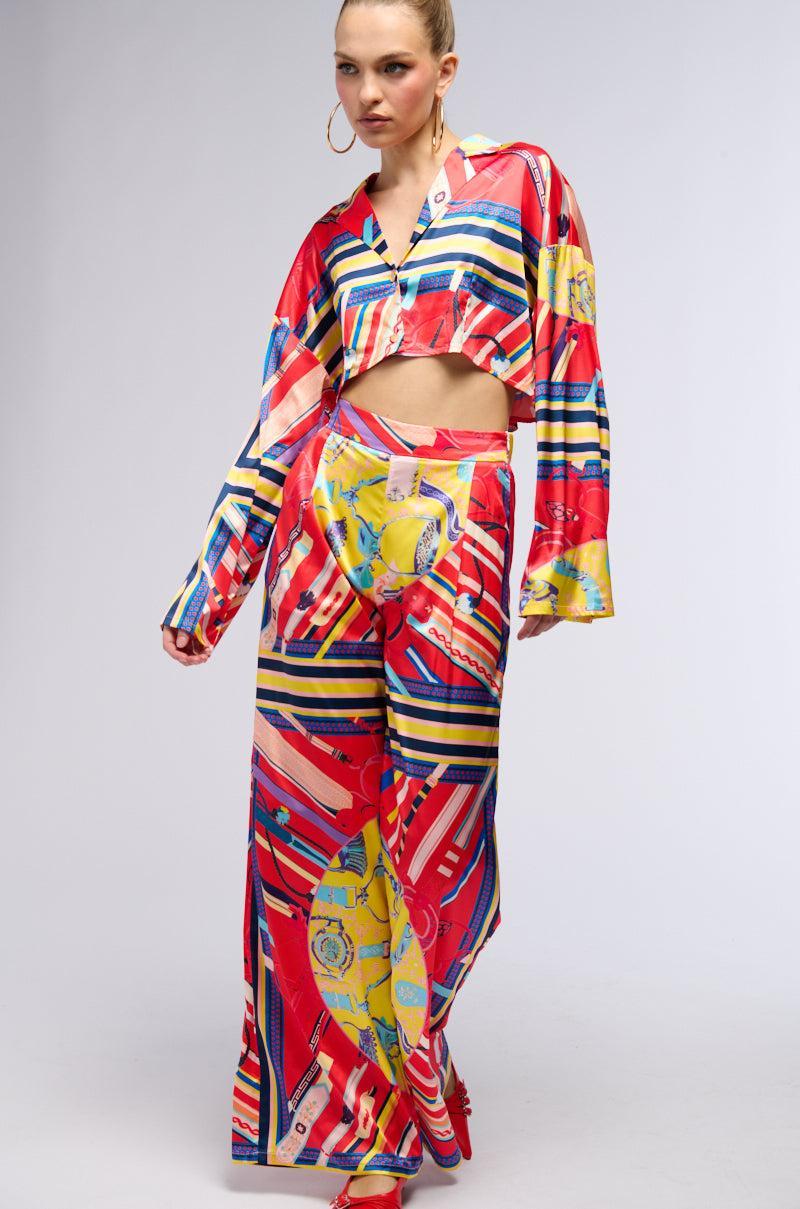 MULTI PRINTED PALAZZO PANT Product Image