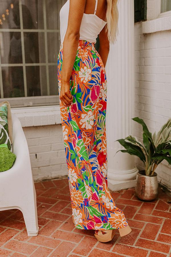 Trip To Paradise High Waist Floral Pants Product Image