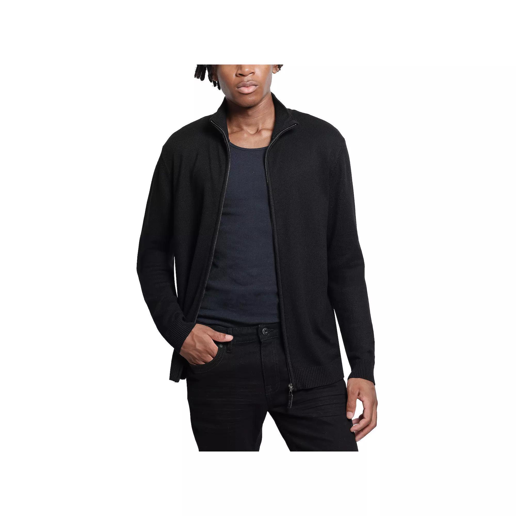 Men's Xray Full Zip Mockneck Sweater,  Product Image