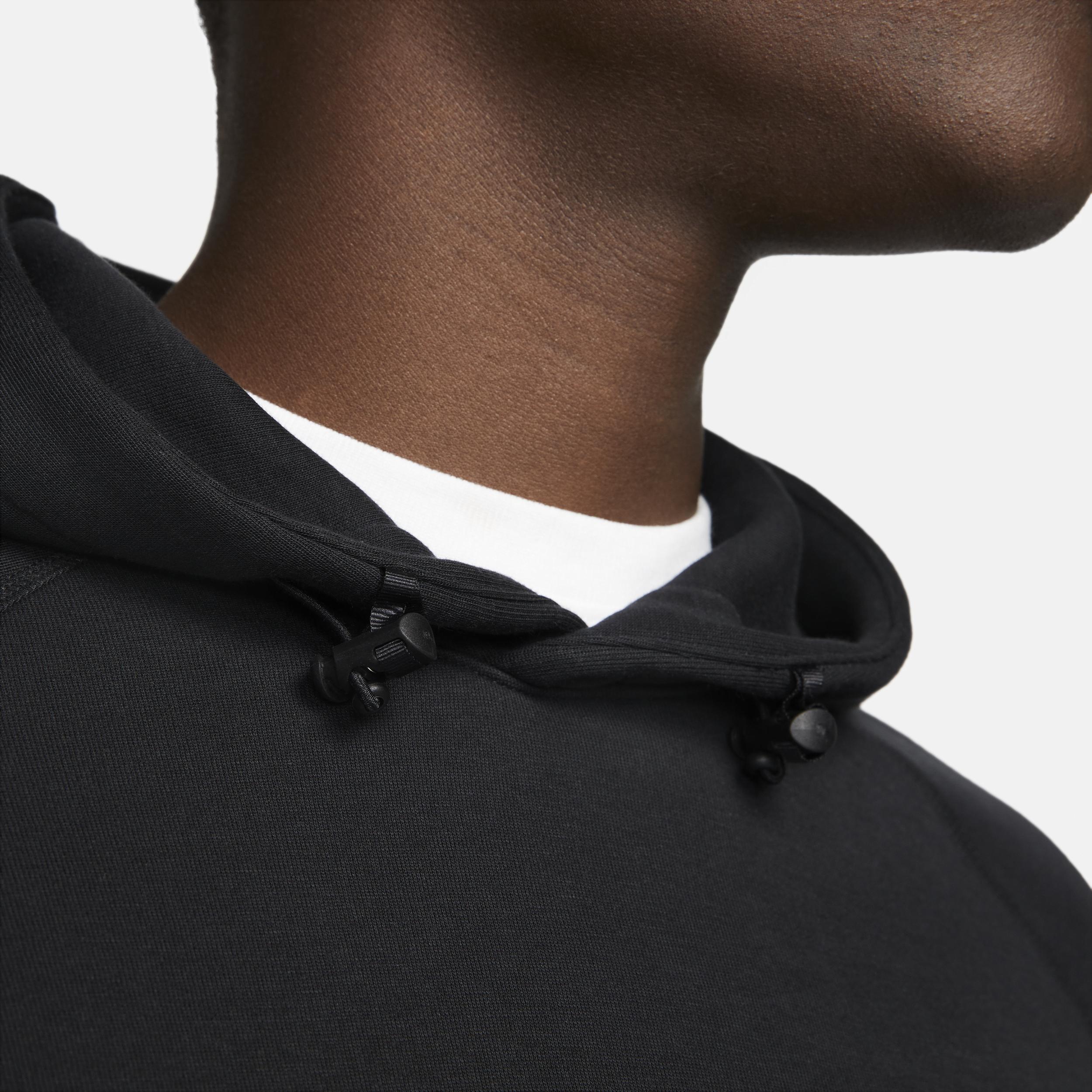 Mens Nike Sportswear Tech Fleece Pullover Hoodie | FB8016-010 Product Image