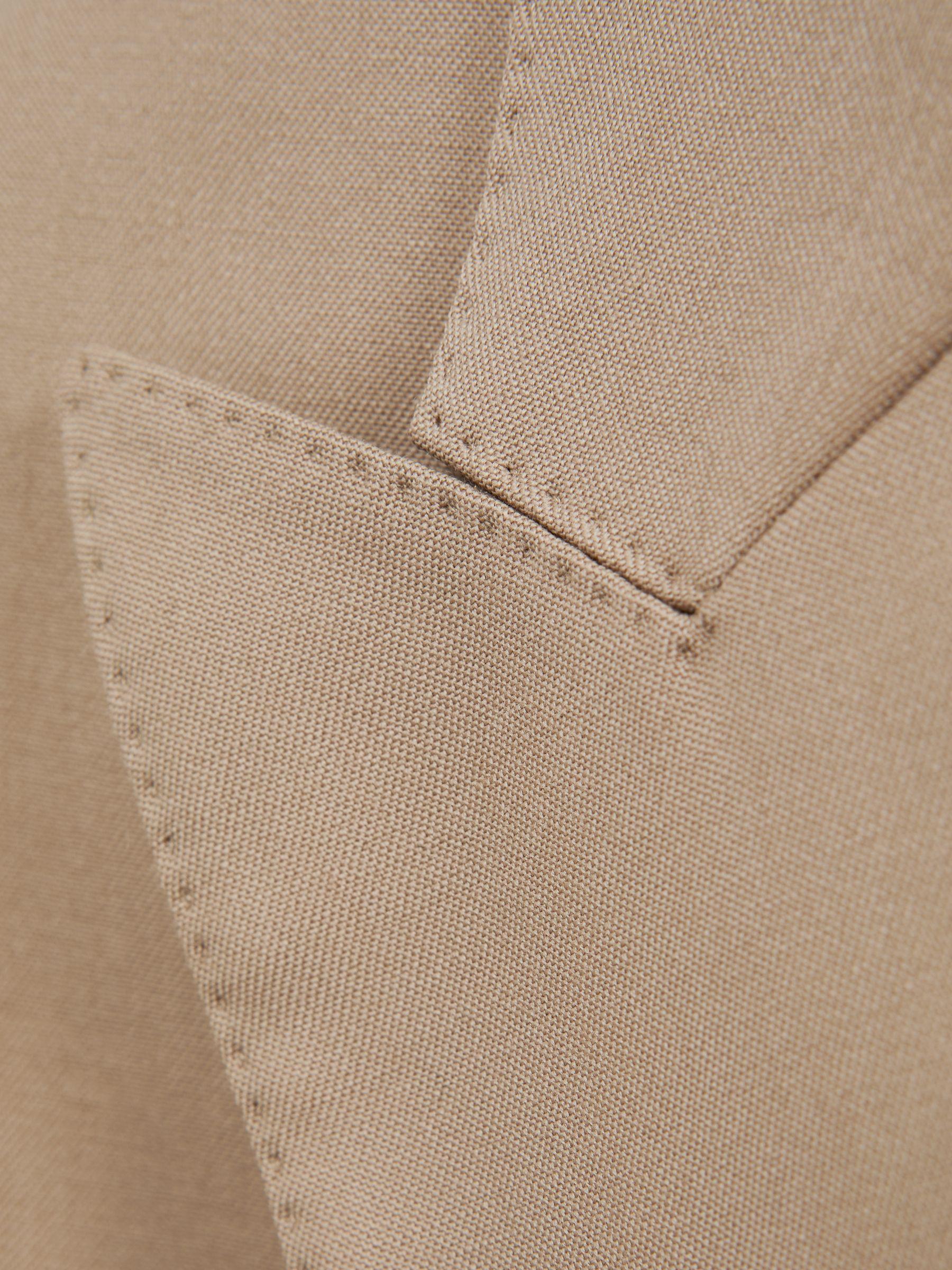 Atelier Wool Double Breasted Blazer in Camel Product Image