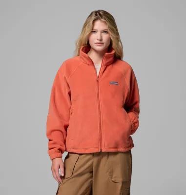 Columbia Womens Benton Springs Relaxed Full Zip Fleece Jacket- Product Image