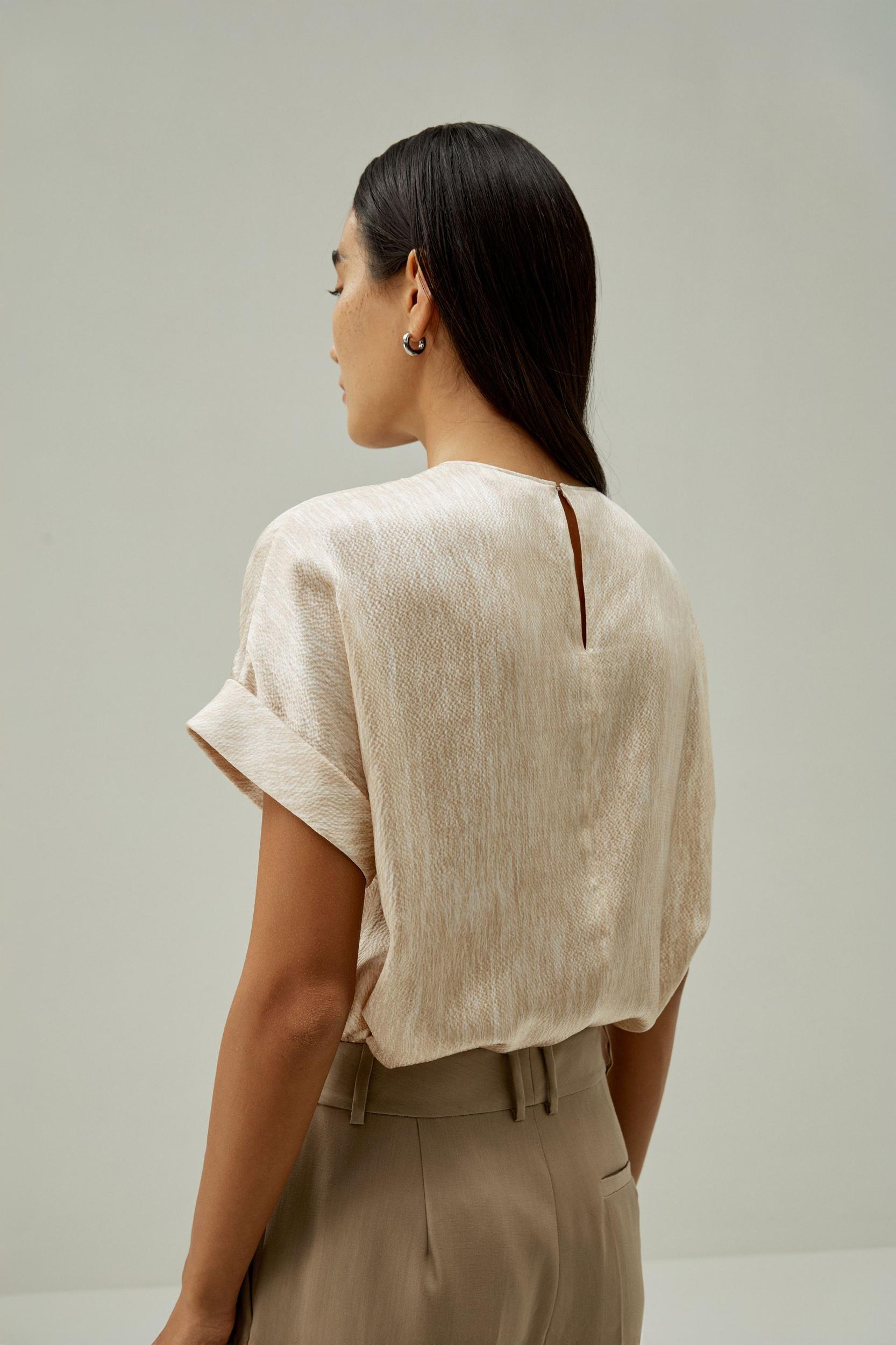 Pearl Satin Silk Top Product Image