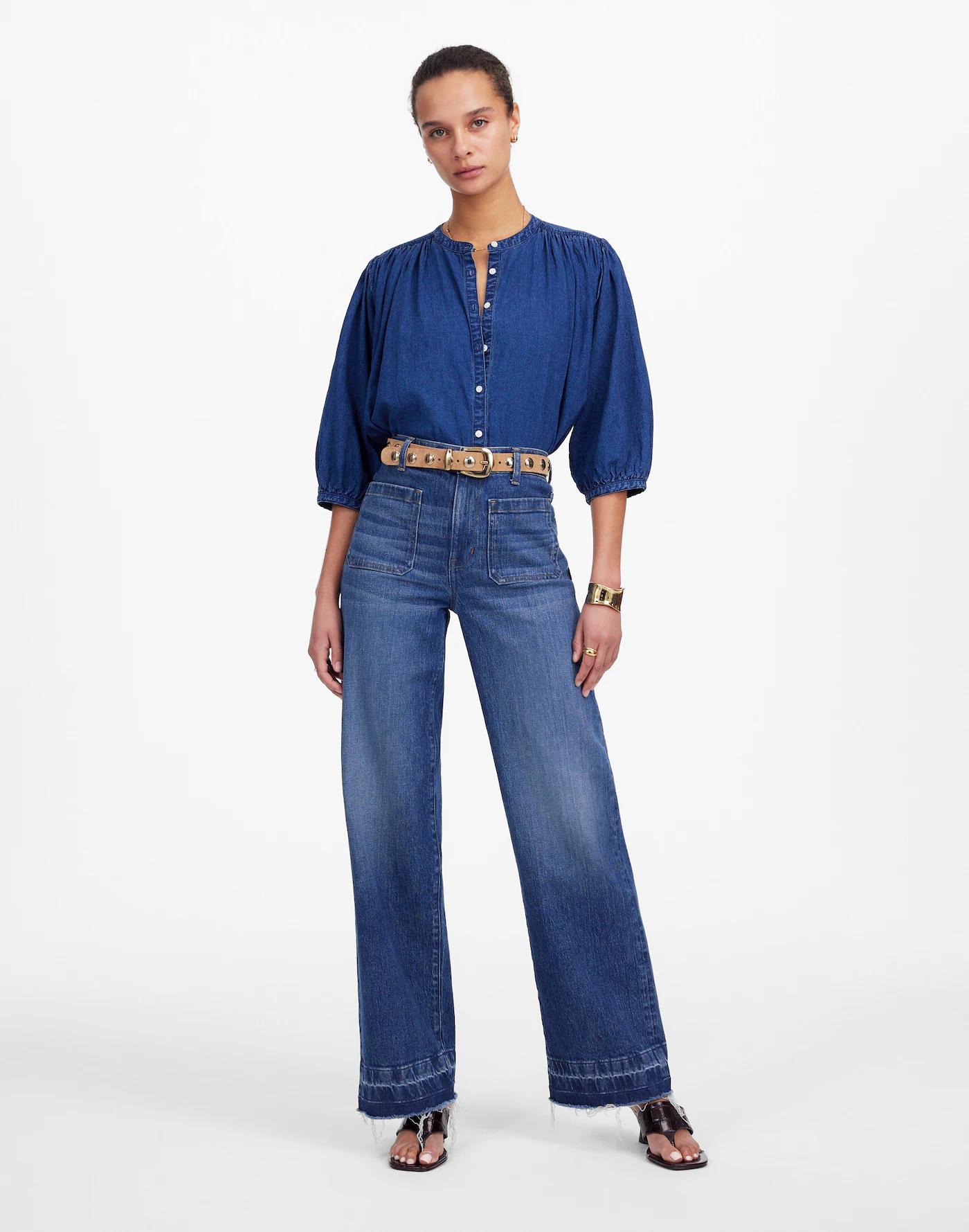 Balloon-Sleeve Top Product Image