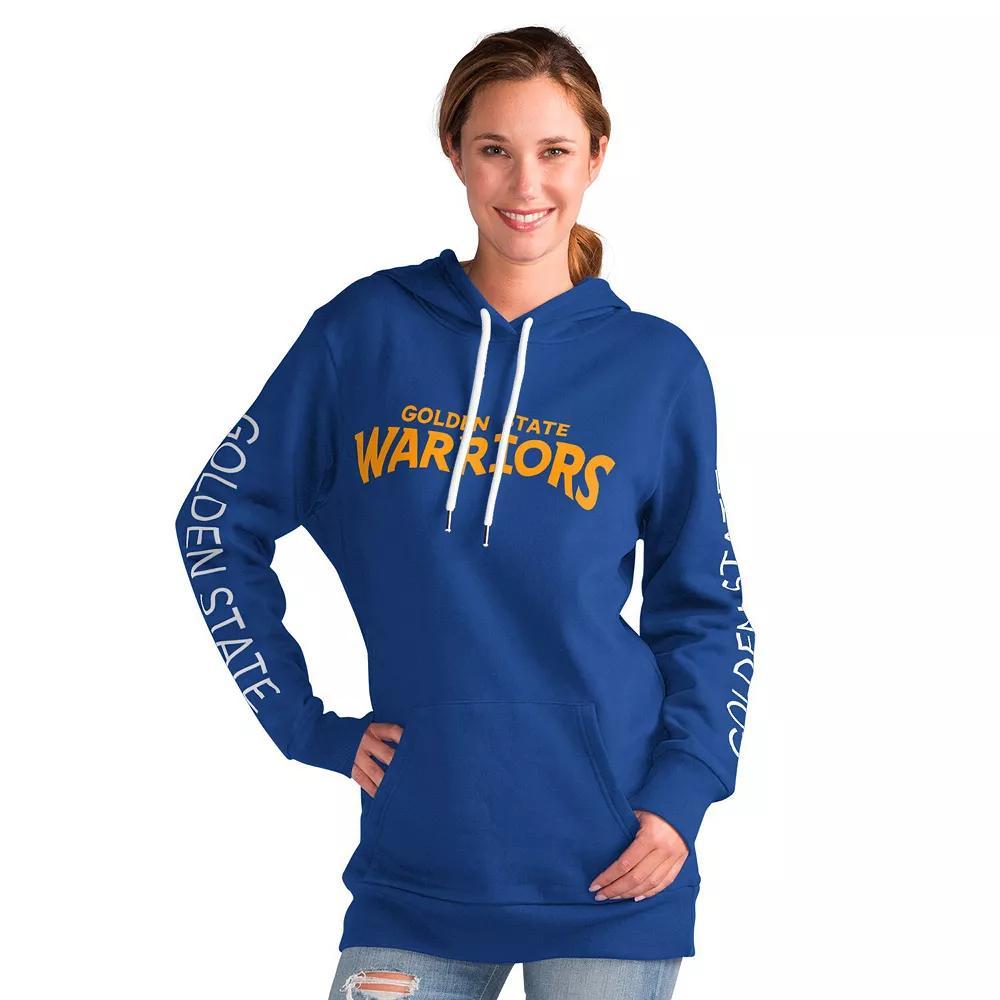 Women's G-III 4Her by Carl Banks Navy LA Clippers Base Coach Pullover Hoodie,  Product Image