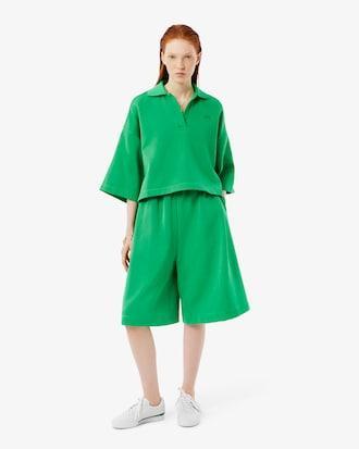 Runway Oversized Satin Bermuda Shorts Product Image