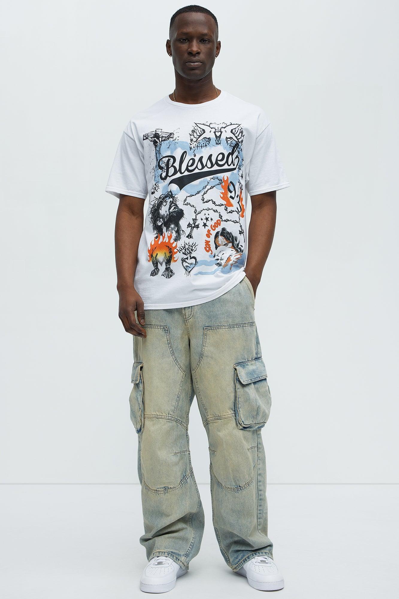 Blessed For Life Short Sleeve Tee - White Product Image