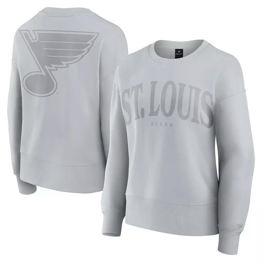 Womens Fanatics Gray St. Louis Blues Elements Flow Pullover Sweatshirt Product Image