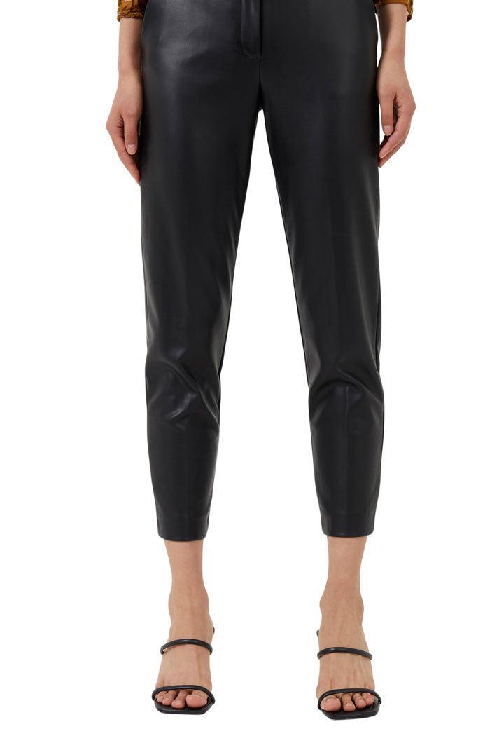 Vegan Leather Tapered Trouser Product Image