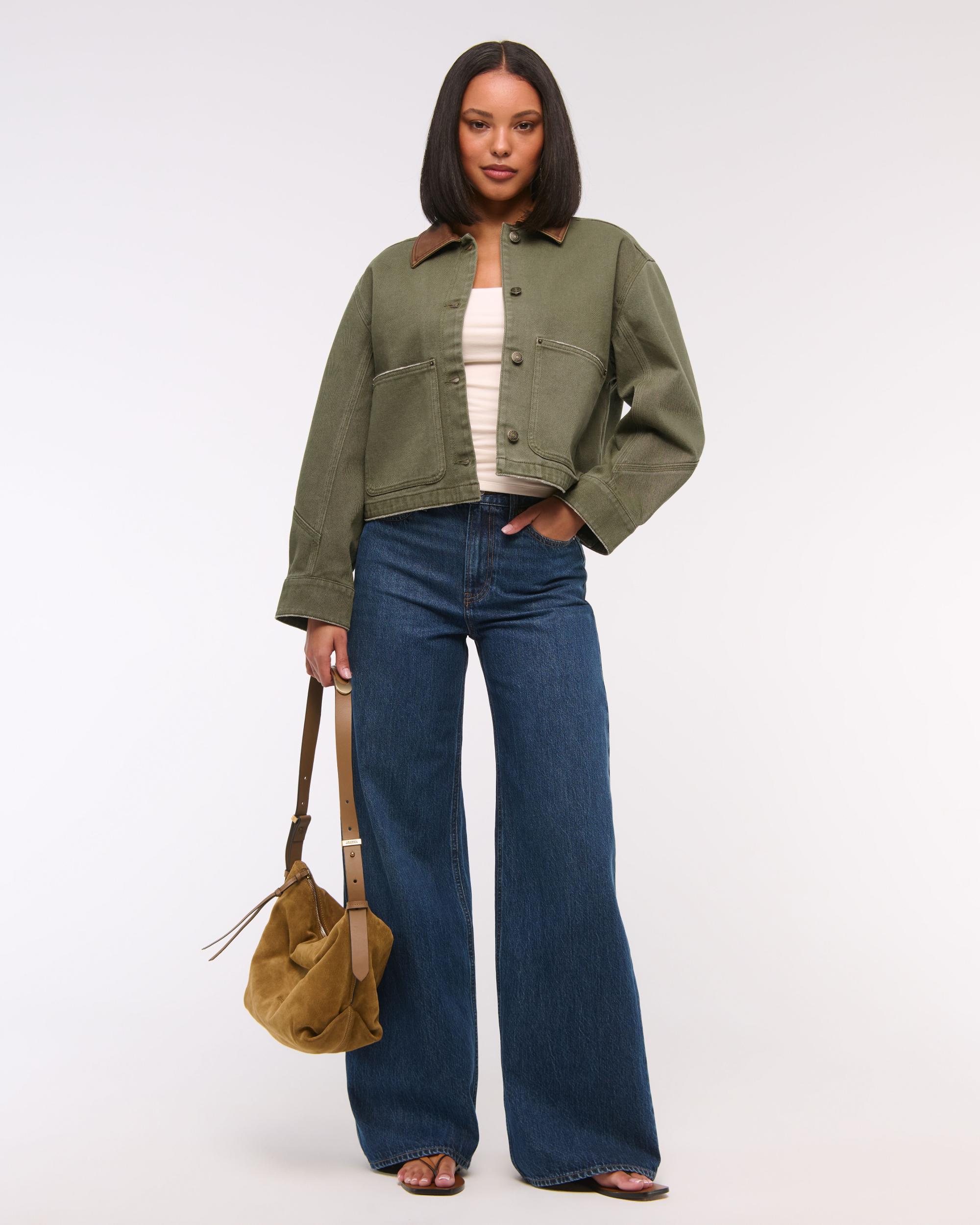 Short Twill Barn Jacket Product Image