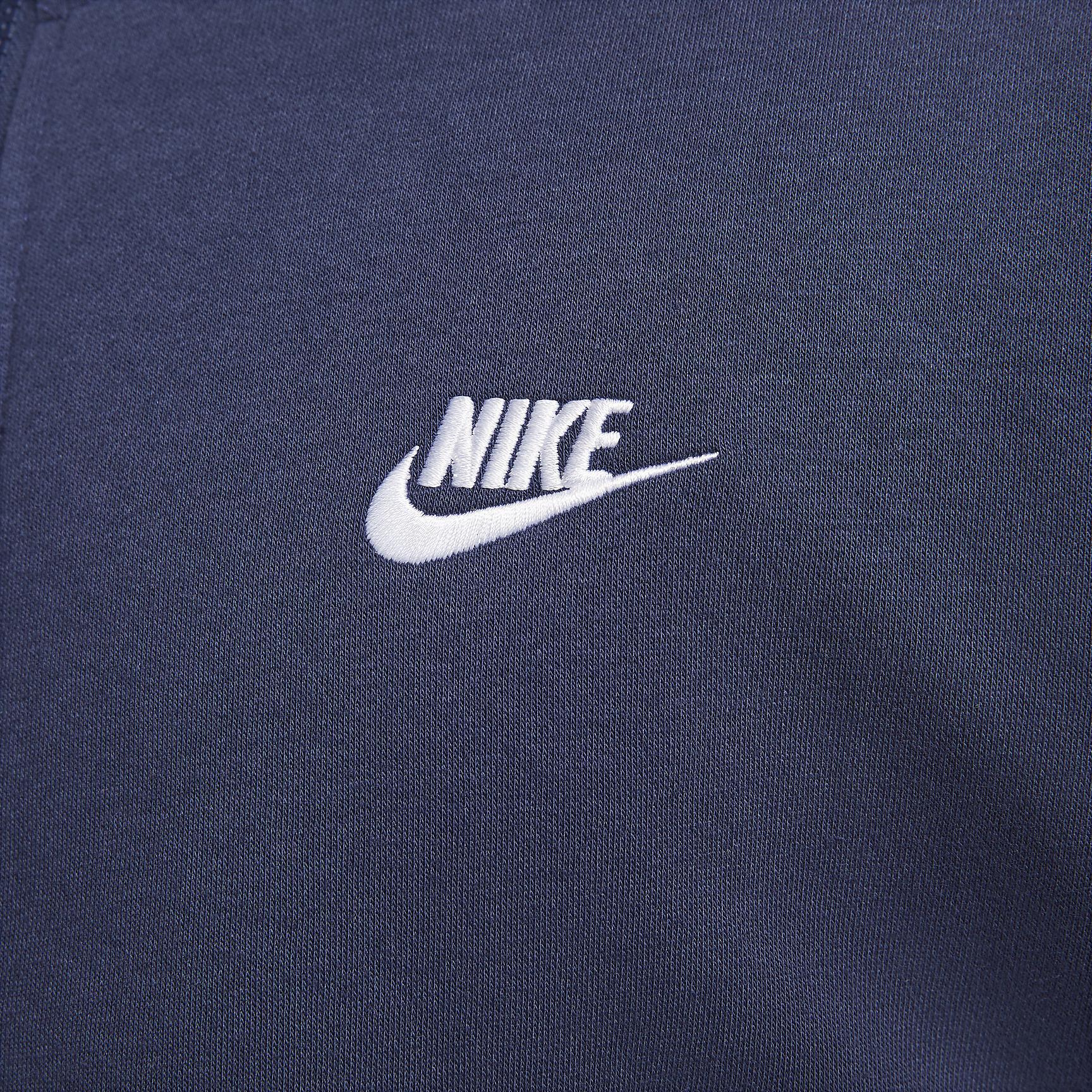 Mens Nike Sportswear Club Fleece Full-Zip Hoodie | BV2645-010 Product Image