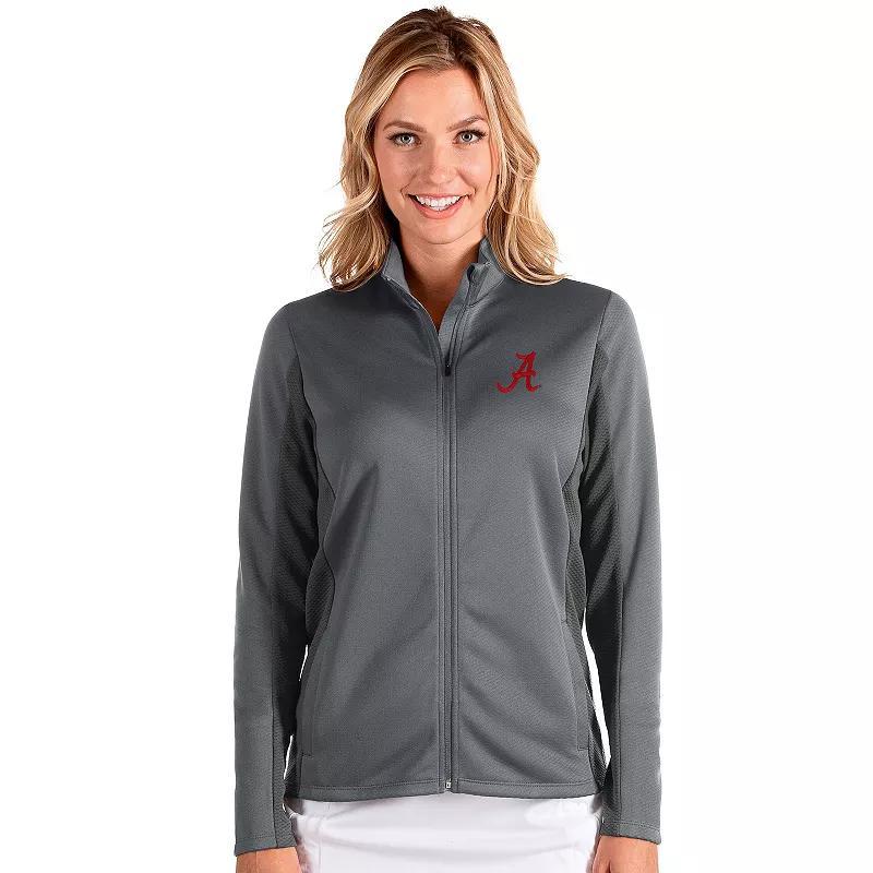 Women's Antigua Alabama Crimson Tide Passage Full-Zip Jacket, Size: Small, Grey Product Image