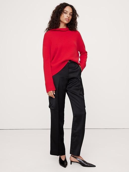 Oversized Cashmere Turtleneck Sweater Product Image