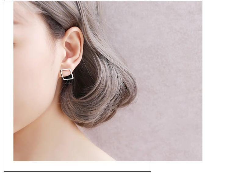 Geometric Alloy Stud Earring Product Image