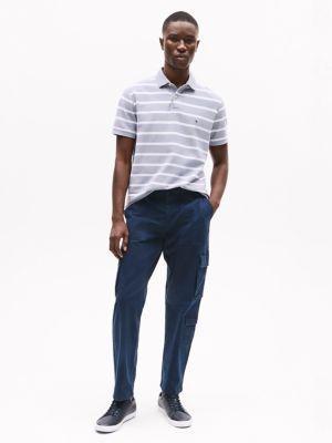 Regular Fit Stripe Wicking Polo Product Image