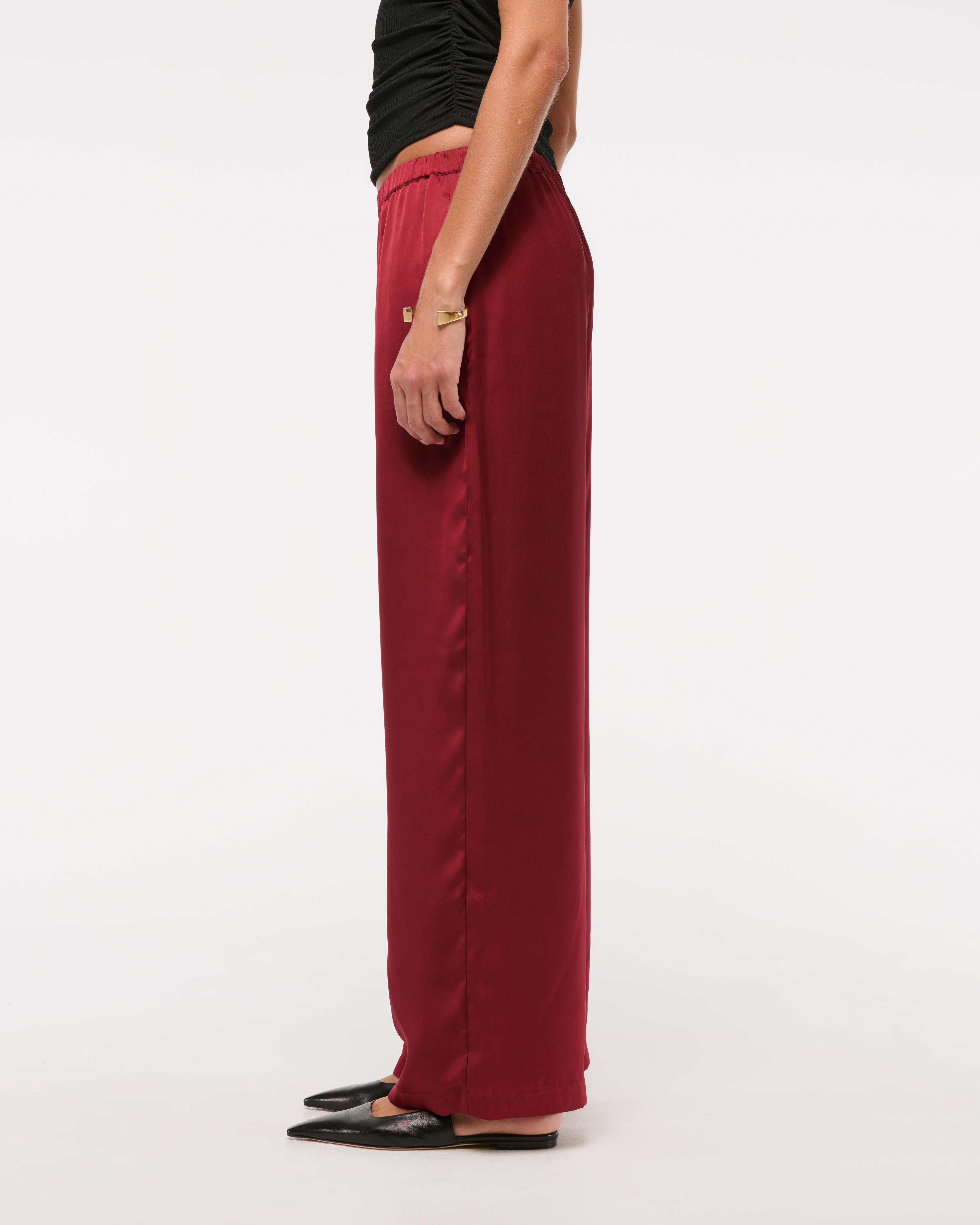 Satin Pull-On Pant Product Image