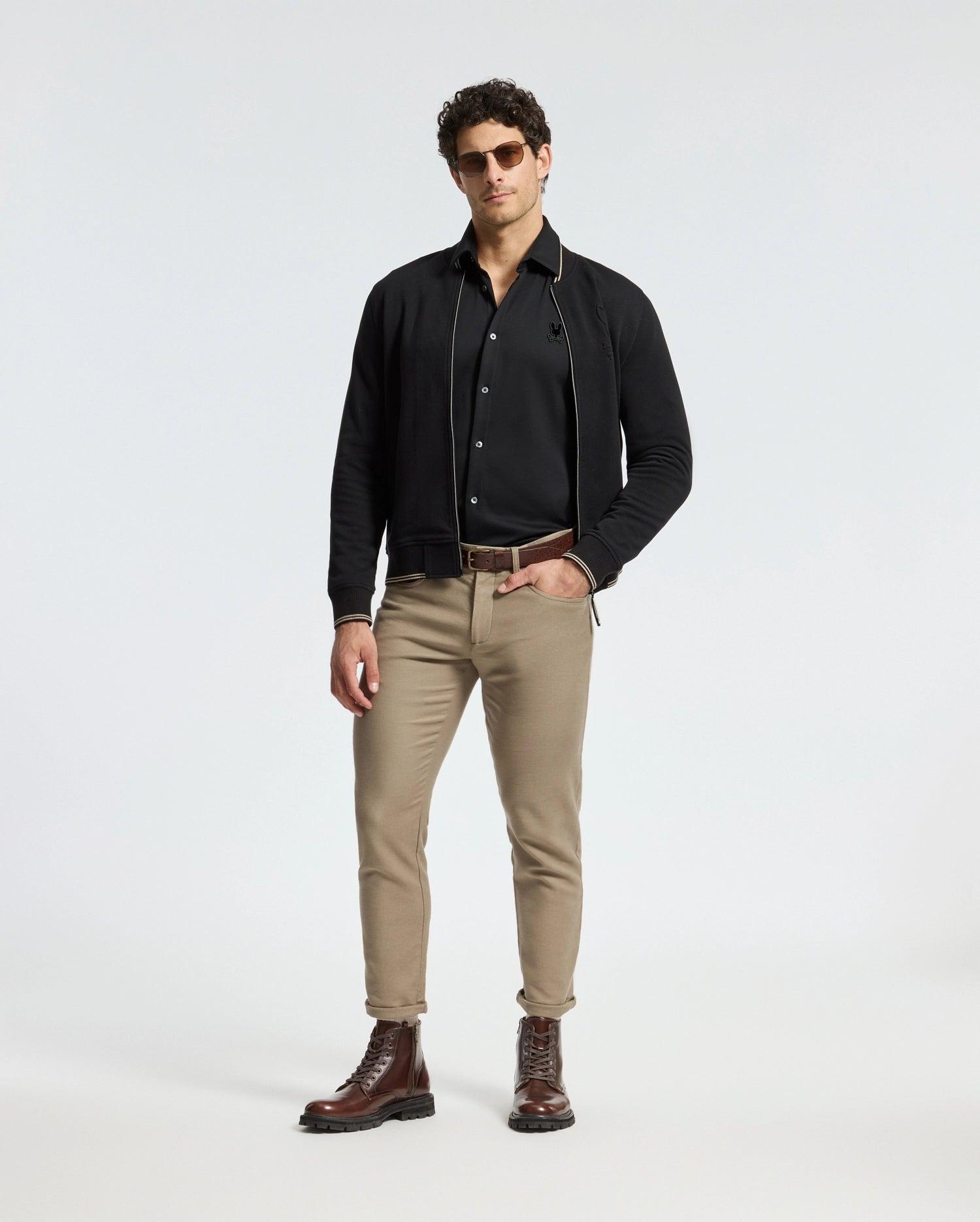 MENS BELMORE EXTRA FINE COTTON SWEATER - B6E832D200 Male Product Image