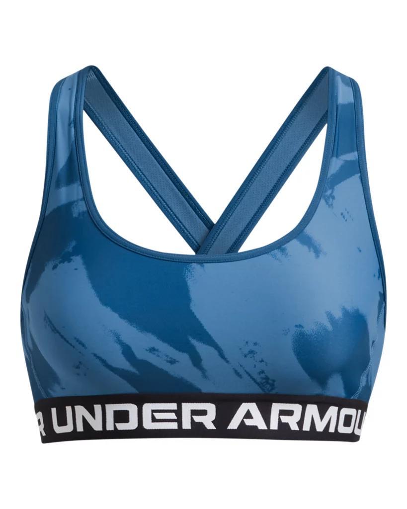 Women's Armour® Mid Crossback Printed Sports Bra Product Image