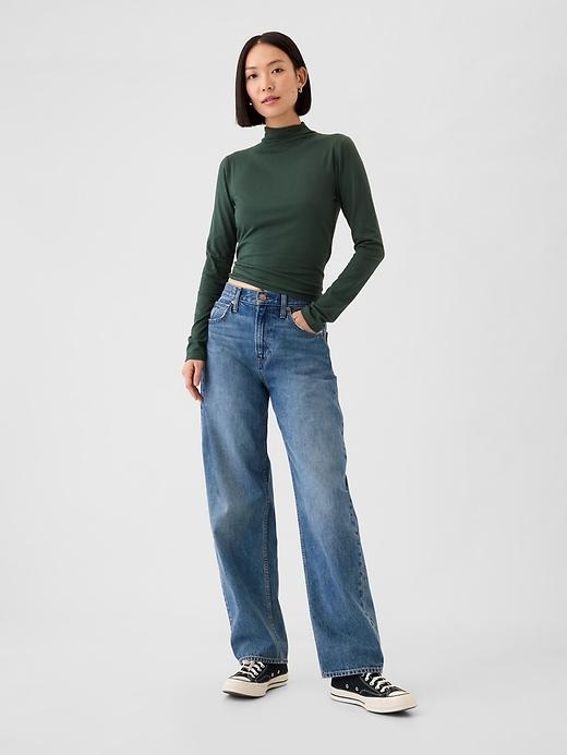 Featherweight Cropped Turtleneck Product Image