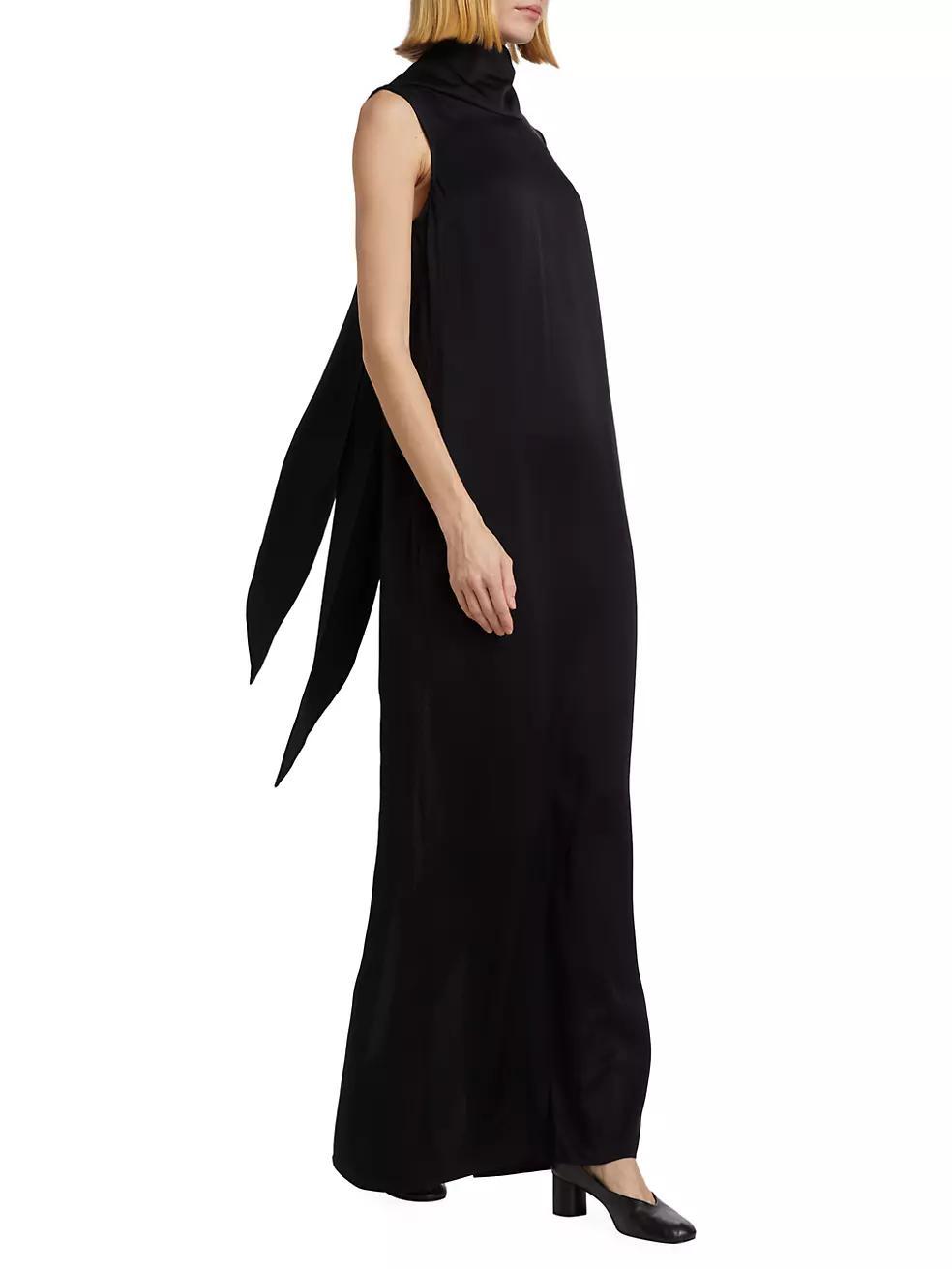 Scarf Neck Maxi Dress Product Image