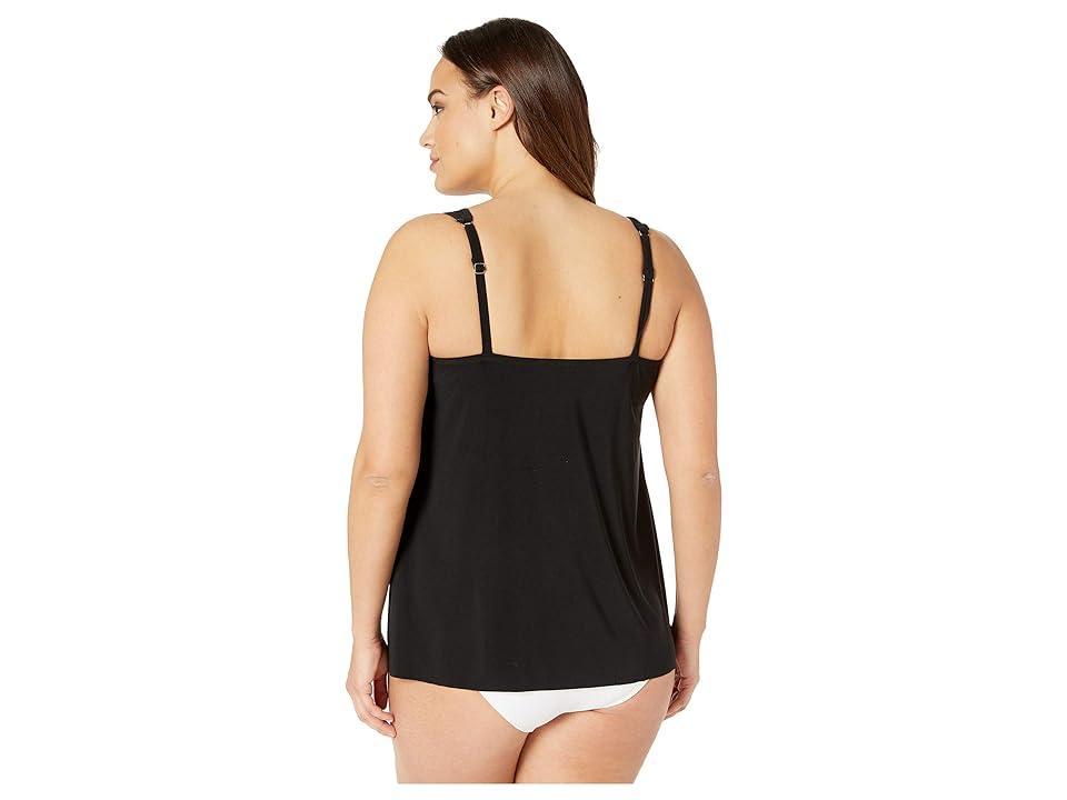 Womens Plus Illusionist Mirage Swim Top Product Image