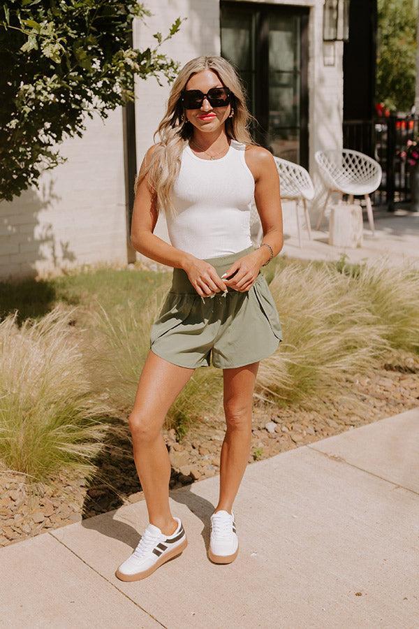 Not Your Basic Ribbed Top In White Product Image