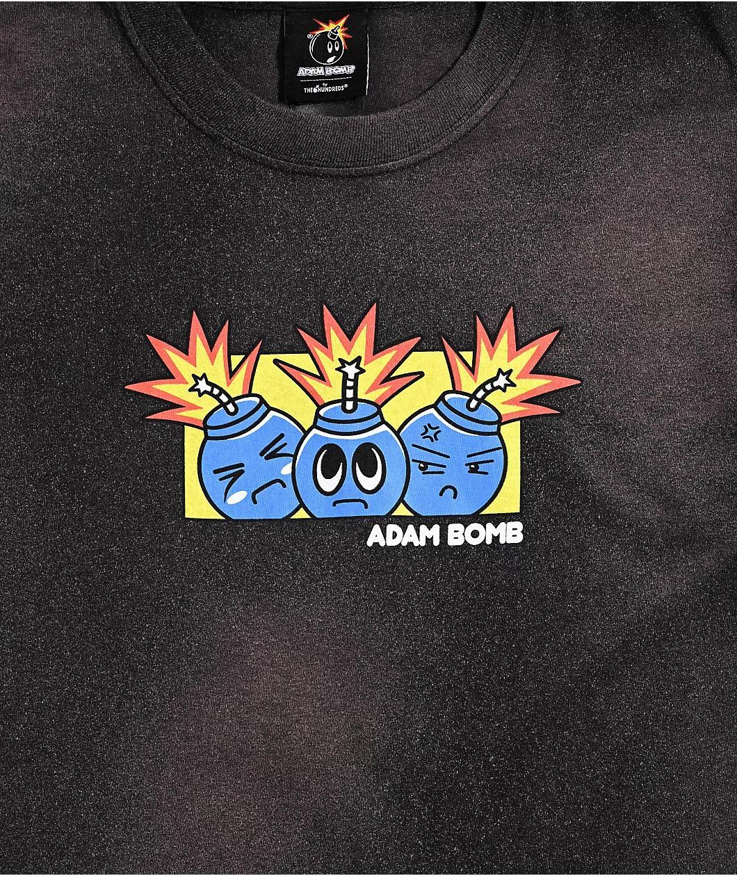 Adam Bomb Threes Company Black Wash T-Shirt Product Image