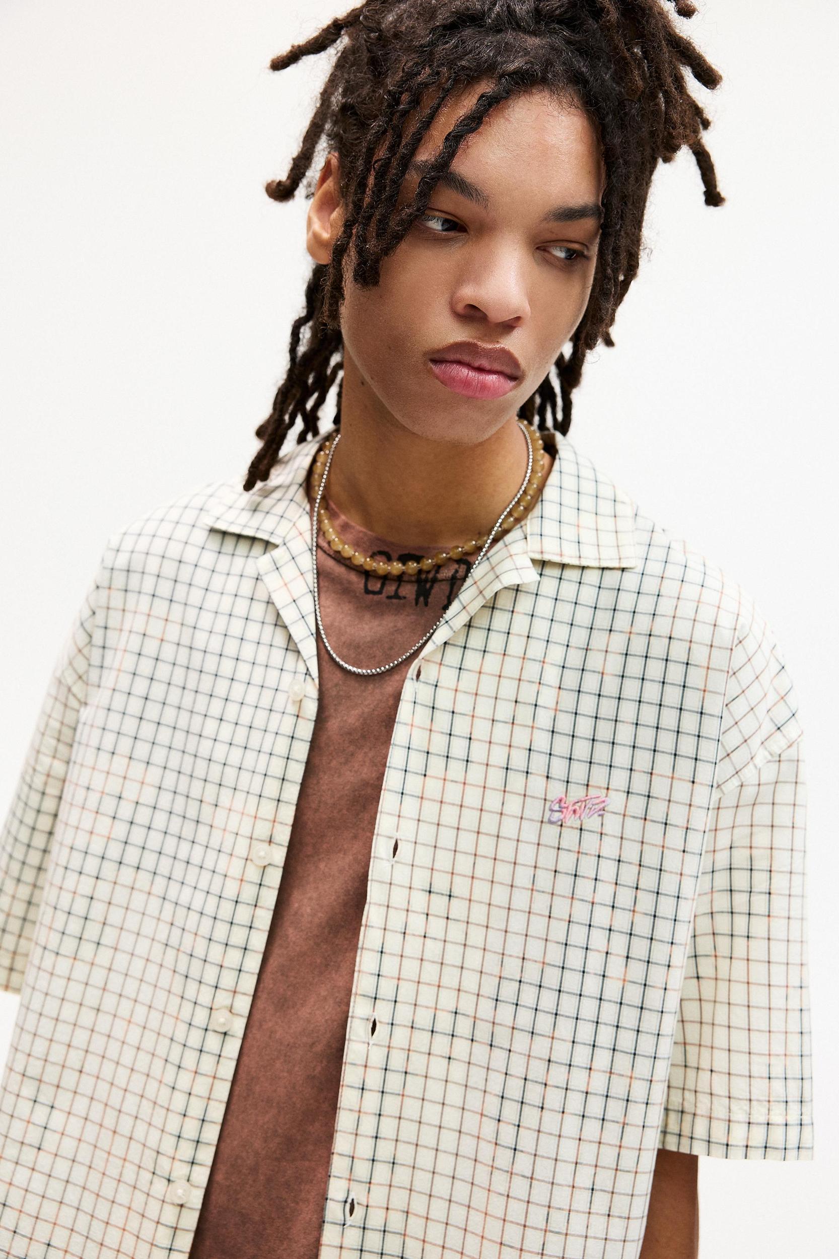 Check short sleeve shirt Product Image